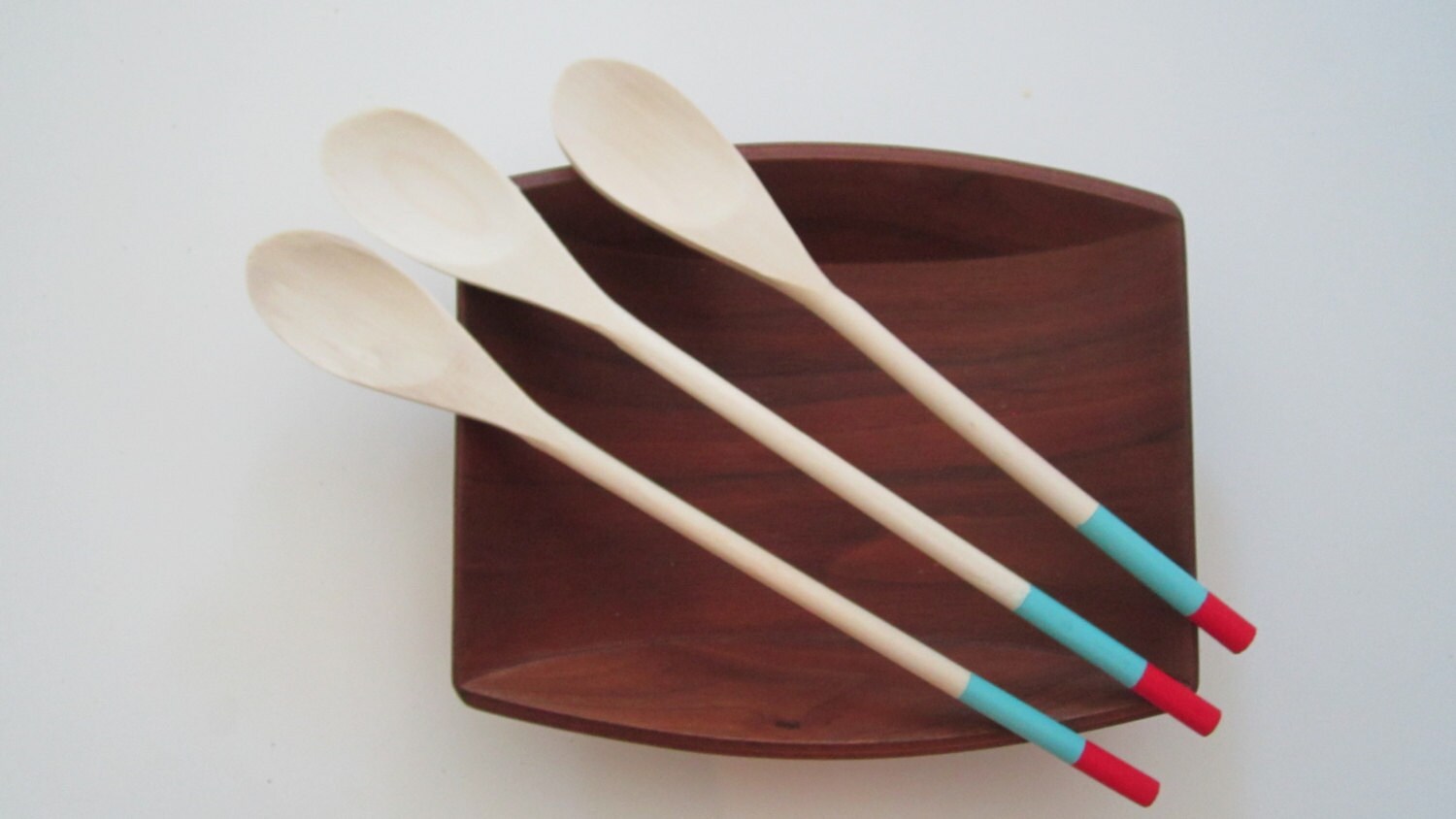 Wooden Spoons Colored Spoons Painted Wooden Spoon Wood