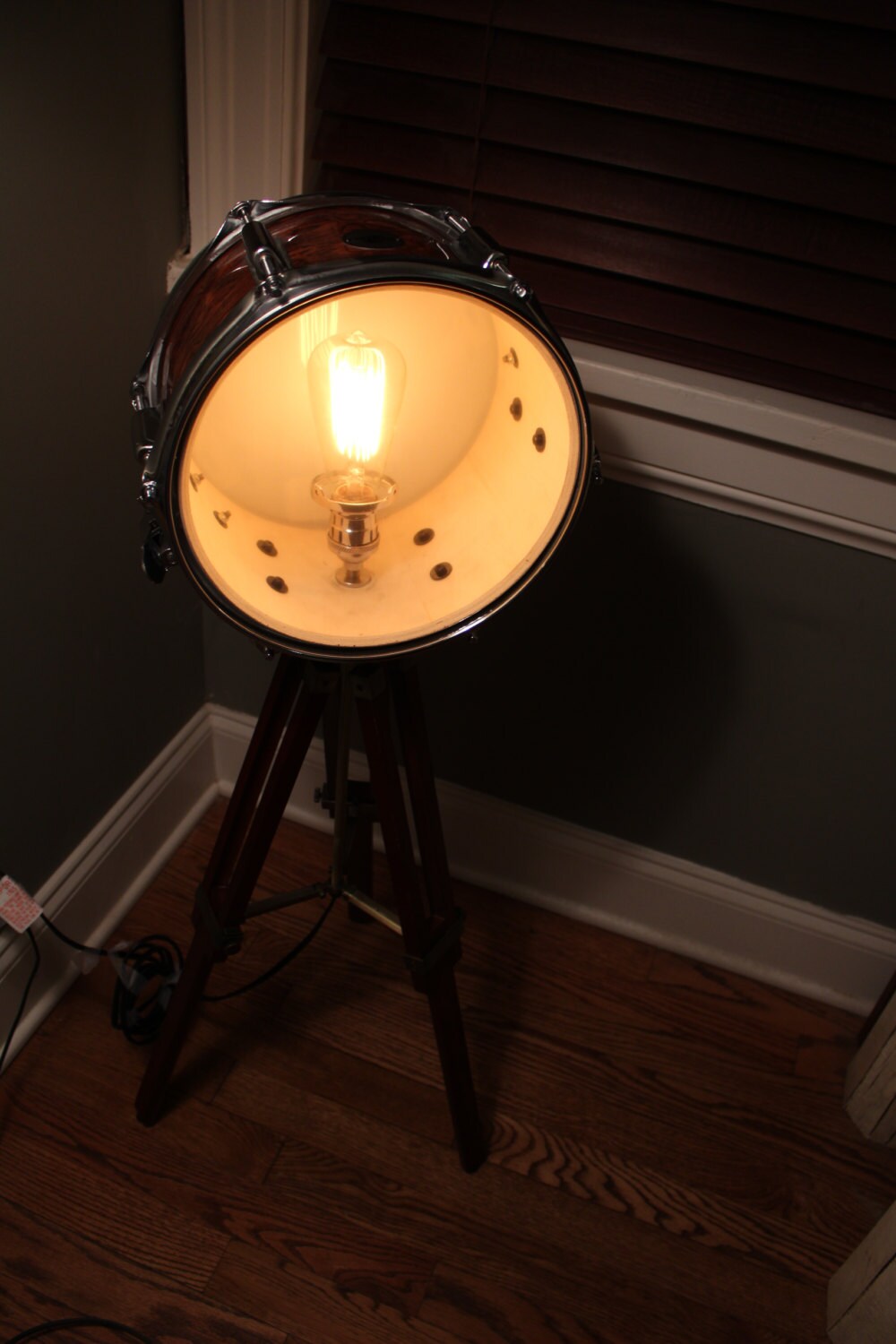 Snare Drum Light Recreation by Industrialighting on Etsy