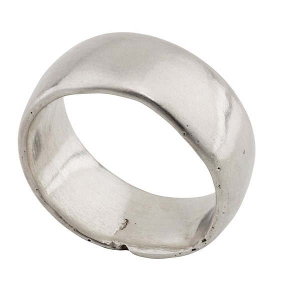 Chunky Silver Ring, Mens Ring, sterling silver, wide band, wedding ...