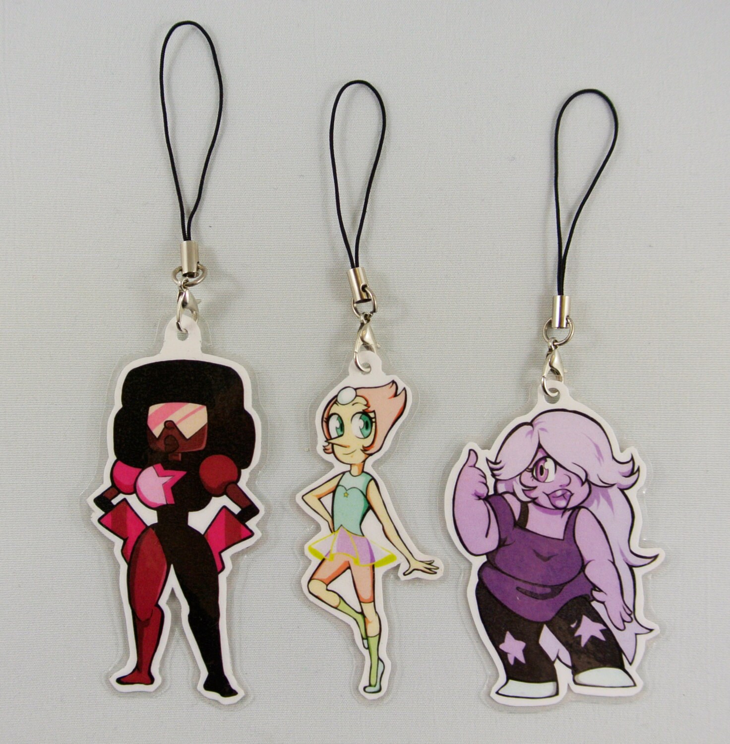 Steven Universe Crystal Gems Keychains