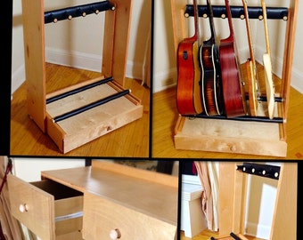 guitar rack multiple wooden plans wood woodworking stands choice plan selecting charged battery supplies