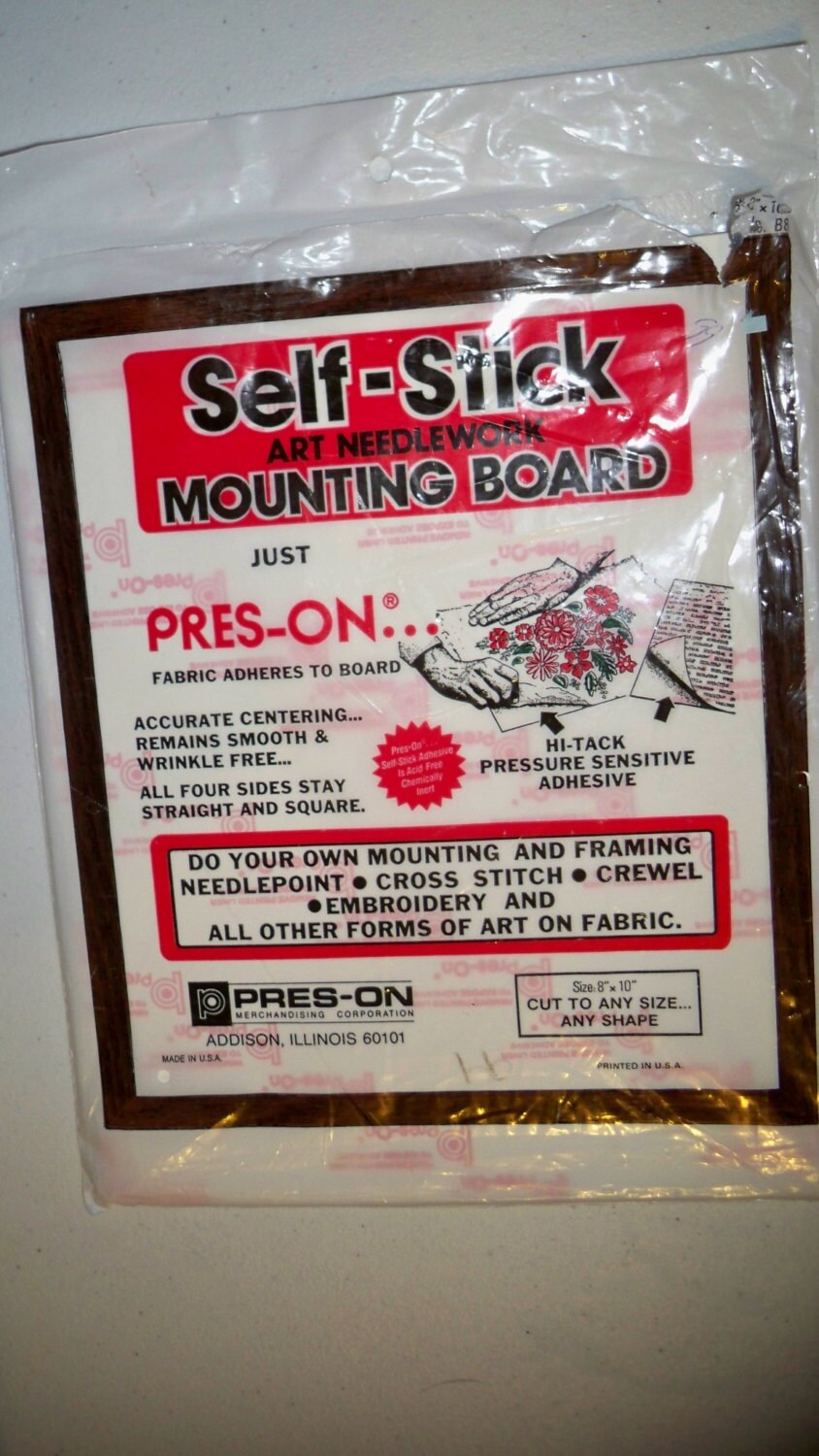 needlework and cross stitch mounting board by trymysupplies