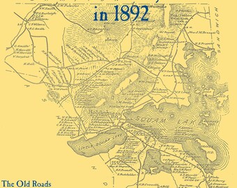 The Old Maps of Grafton County, New Hampshire in 1892