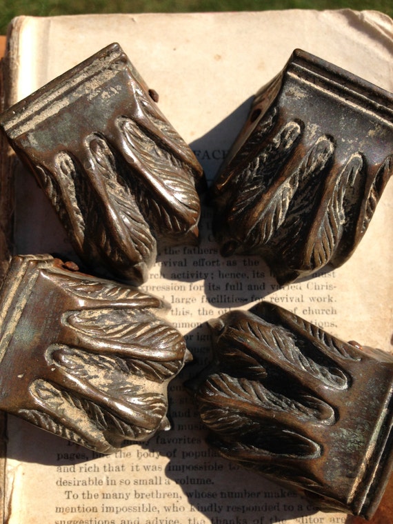 Claw Feet Lion Paw Brass Furniture Feet Cat Meow by RetroChalet