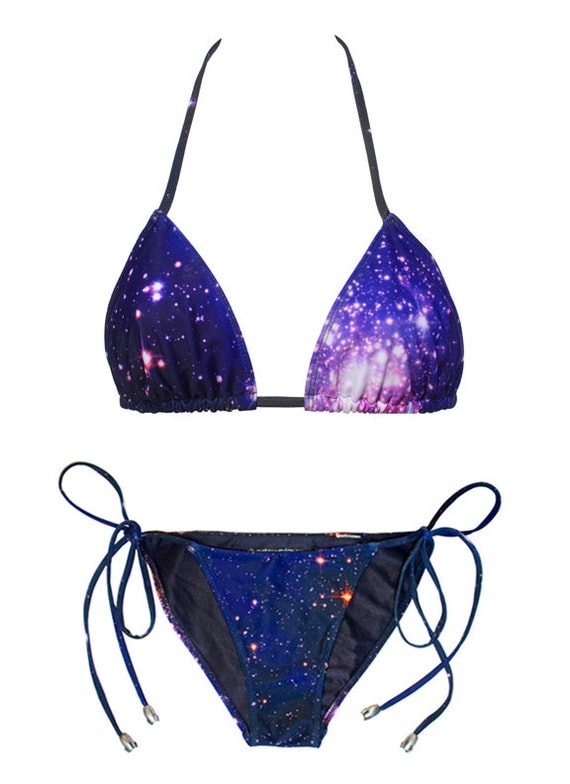 SMC Blue Galaxy Bikini Bottom