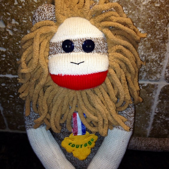 lion sock monkey