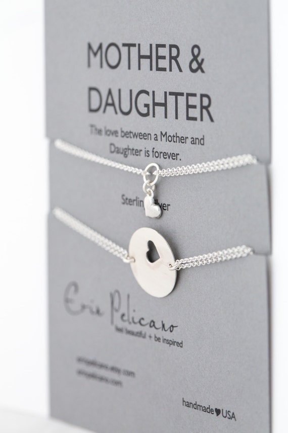 Mother Daughter Bracelet Set // Inspirational by erinpelicano