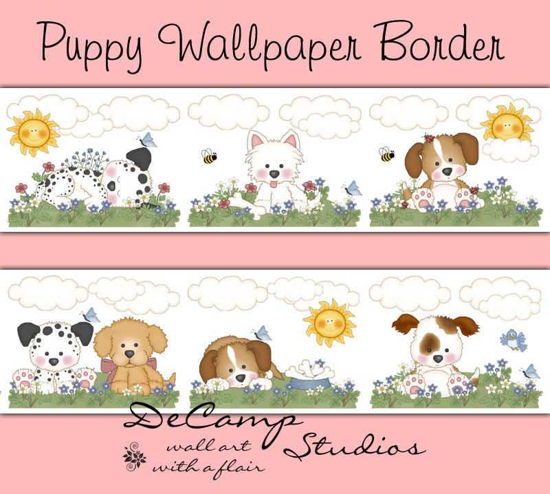 Puppy Wallpaper Border Uk