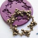 Ornate Leaf Frame Mold/Mould - Victorian Scrollwork Flourish - Silicone Molds - Polymer Clay Resin Fondant