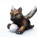 wolf pup figurine
