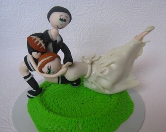 Funny wedding cake topper, funny cake topper, sports wedding cake ...