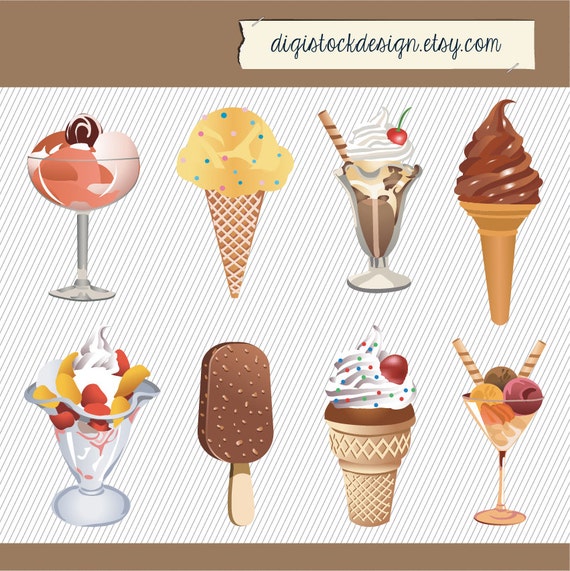 ice cream flavors clipart - photo #46