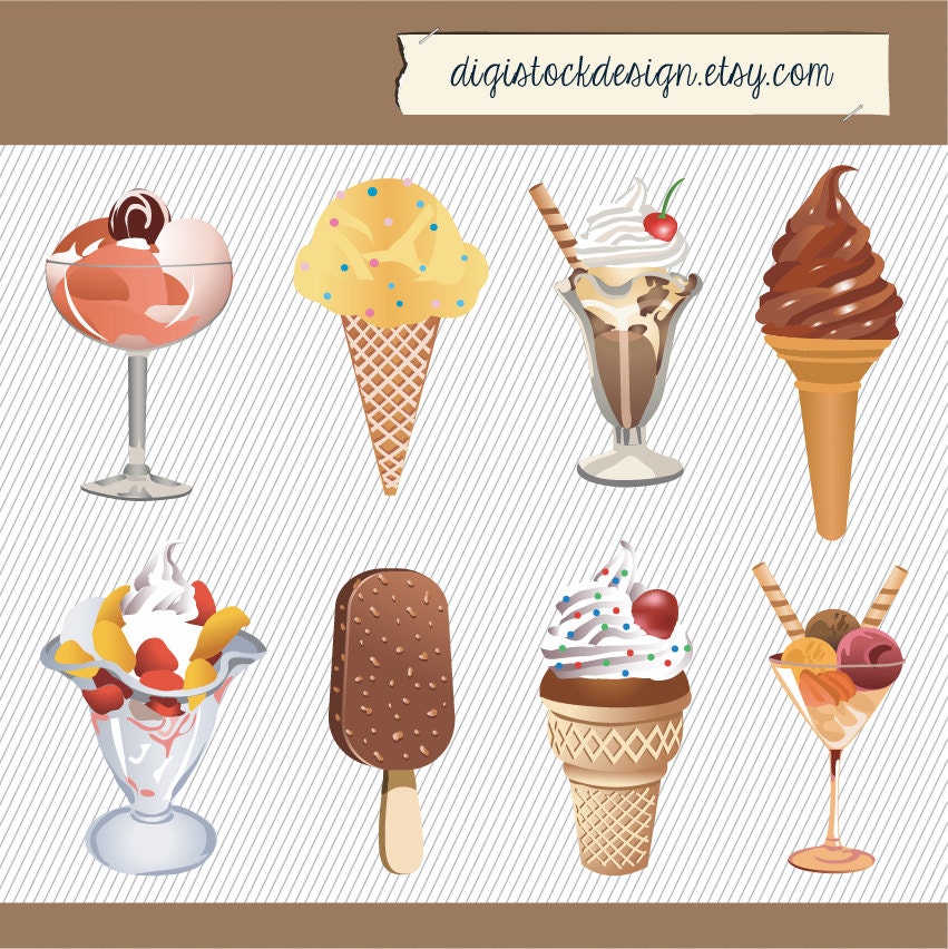 vintage ice cream clipart - photo #49