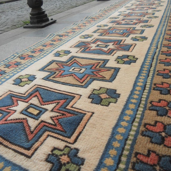 Vintage Turkish Carpet Runner RugsSHIPPING by BUTTERFLYRugs