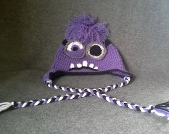 crochet purple minion hat crochet purple minion hat