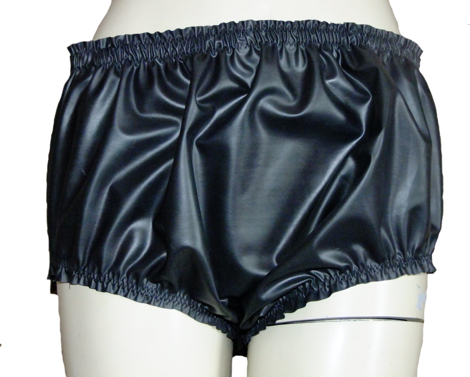 Black Rubber Knickers / Pants / Panties 4 Sizes Latex