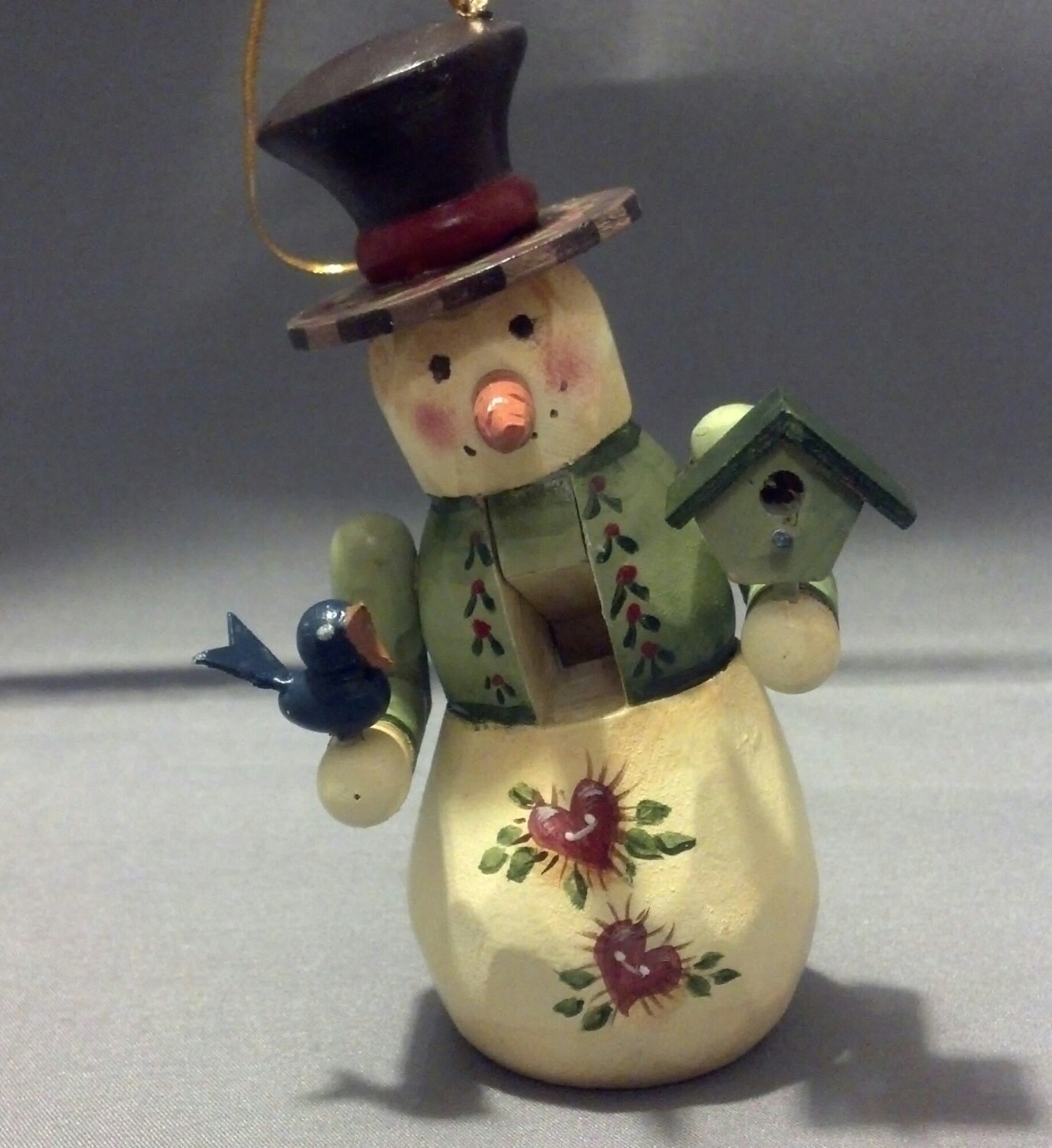 Snowman Nutcracker Ornament