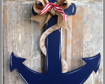 Wooden Anchor Wall Decor anchor wall art | etsy Wooden Anchor Wall Decor anchor wall art | etsy