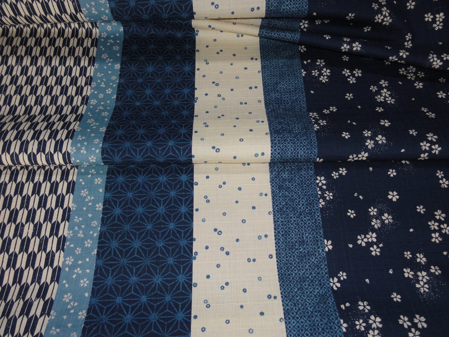 Japanese Cotton Fabric Yardage 'Traditional Patterns