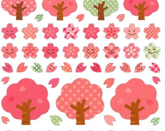 Beautiful Japanese Stickers - Sakura Stickers - Cherry Blossoms Stickers S38