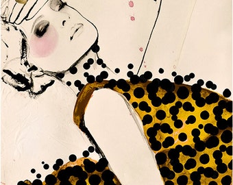 Current - Fashion Illustration Art Print