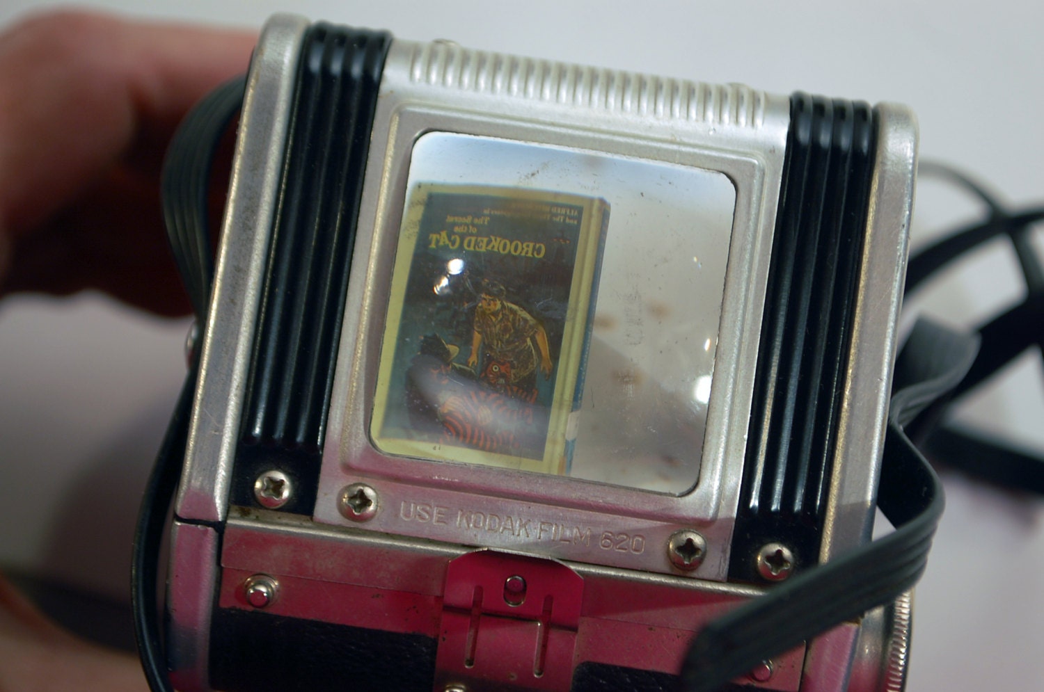 Vintage Kodak Duaflex Camera with flash attachment flash bulb