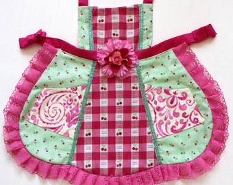 Summer Picnic Cherry Apron