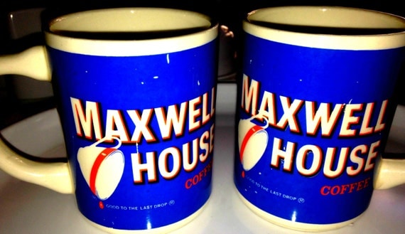 Vintage Maxwell House Coffee Cups