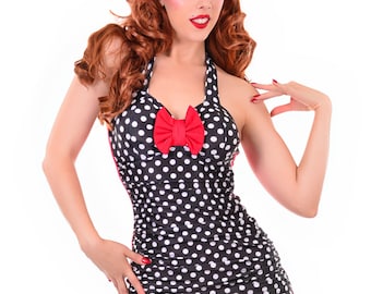 Scarlett Retro One Piece Swimsuit Sizes S, M, XXL