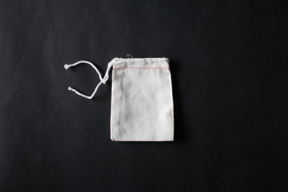2x3 Cotton Drawstring Bags - 5 Bags