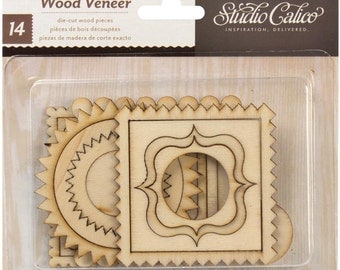die cut wood shapes