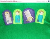 Christmas In July Sale Jack and JIll Finger Puppet set of 4 Il_170x135