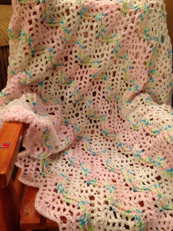 Items similar to Crochet Baby Blanket on Etsy