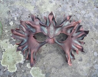 Green Man mask in Brown