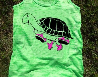 Turtle Workout Tank, Gym Tank, Running Tank, Gym Shirt, Running Shirt, Workout Shirt, workout clothes, running shoes, Fitness tank top
