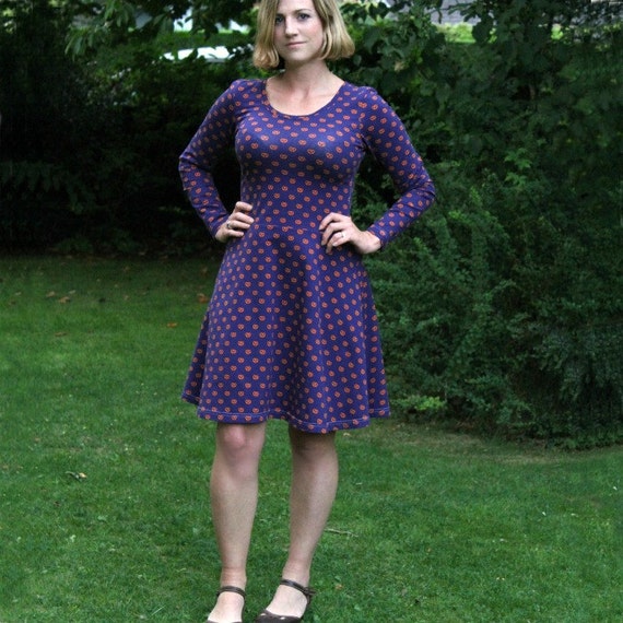 The Lady Skater Dress sewing pattern for teens and women PDF