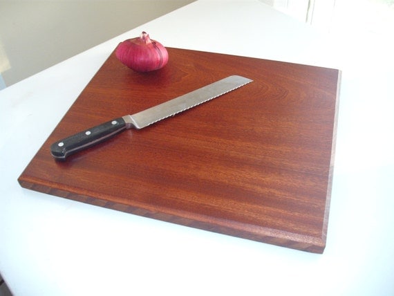 Woodland Series Large Cutting Board - Sapele, Maple