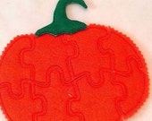 Christmas in July Sale Pumpkin Felt Puzzle game Perfect for party favors, school treats busy bags or quiet books Il_170x135