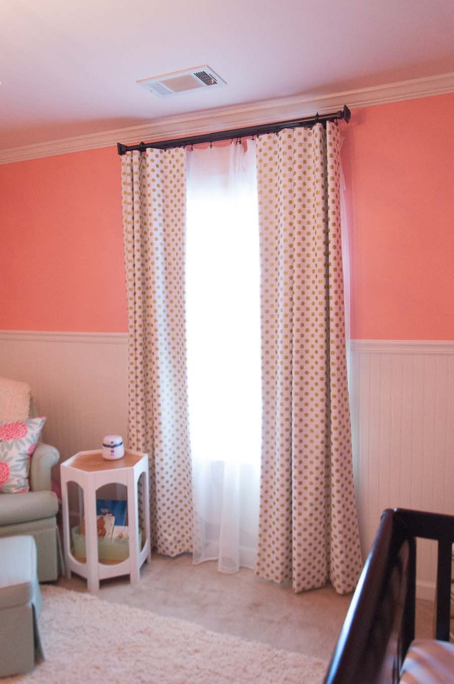 Blush Pink White and Gold Metallic Custom Crib Bedding Set