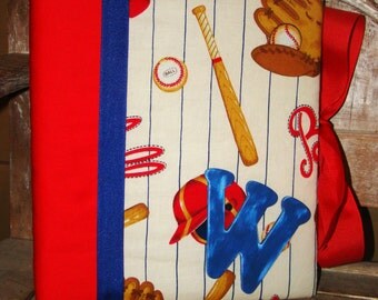Custom Vintage Baseball Baby Memory Book Photo Album Keepsake Baby Shower Gift Baby Book