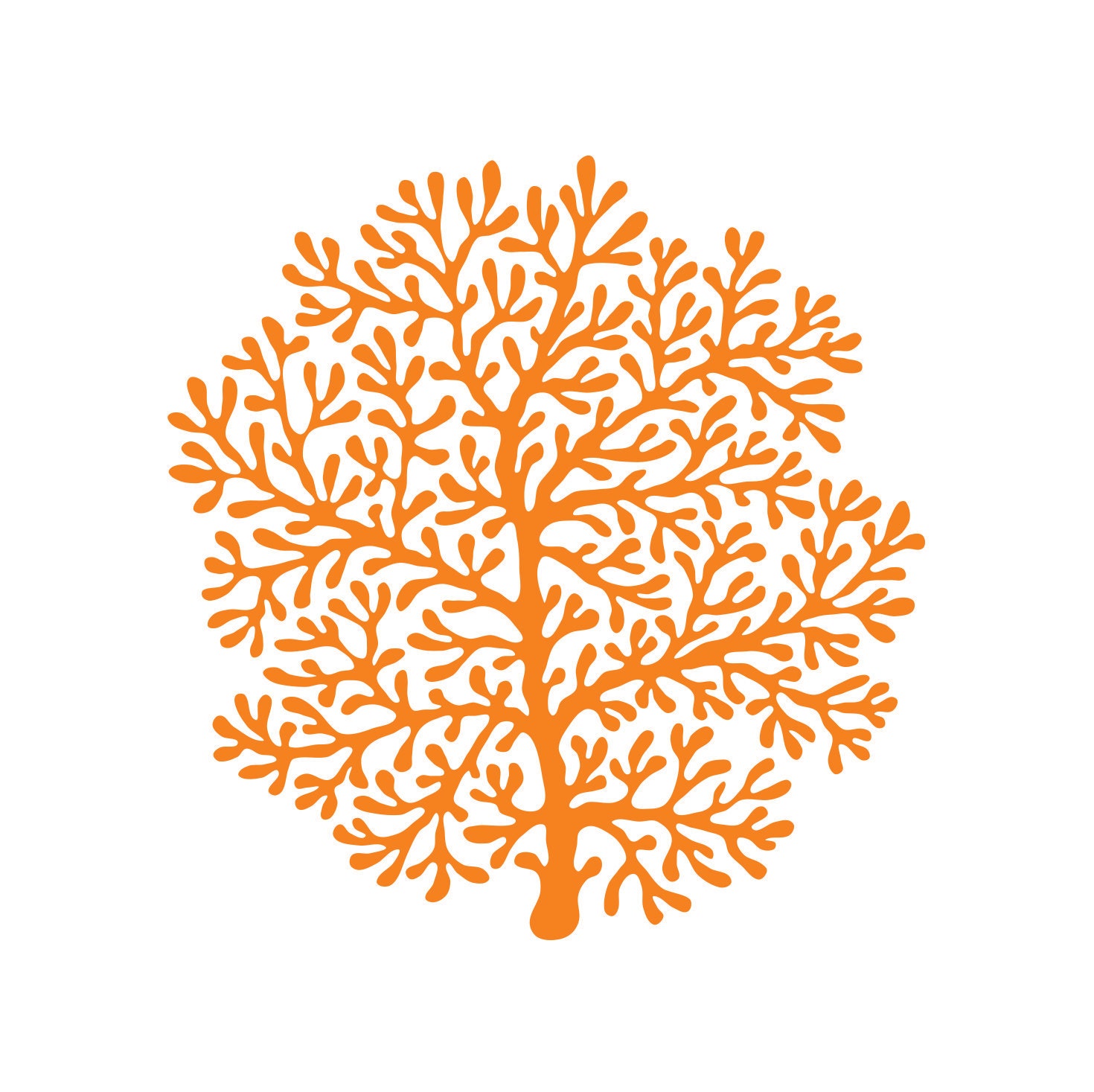 Coral wall decal coral wall stickers ocean coral decal