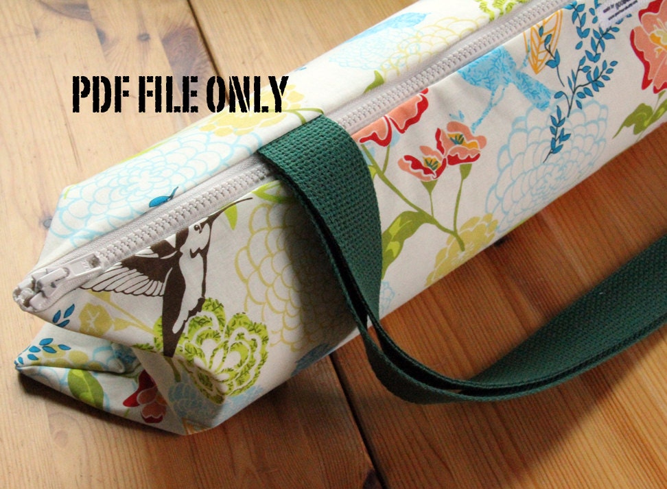 Yoga Bag Sewing Pattern Yoga Mat Bag Pattern PDF