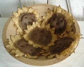 Set of 5 Sunflower Bowl Fillers, Primitive, Rustic, Sunflowers, Home Decor, Summer, Fall, Ofg, Faap, Hafair, Dub