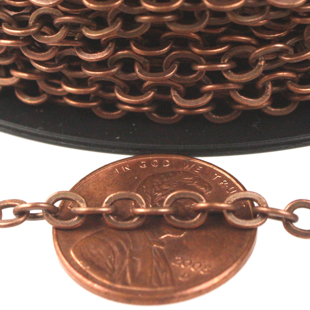 Antique Copper Chain Bulk Chain 50 ft of Antique Copper Large