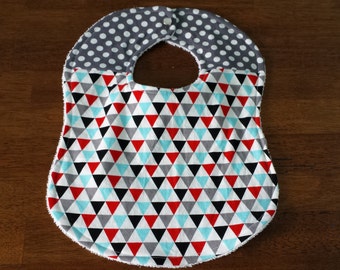 Triangles in Celebration Bib