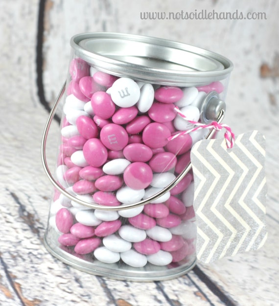 Items similar to Clear Party Favor Paint Cans, Favor Pails, Favor