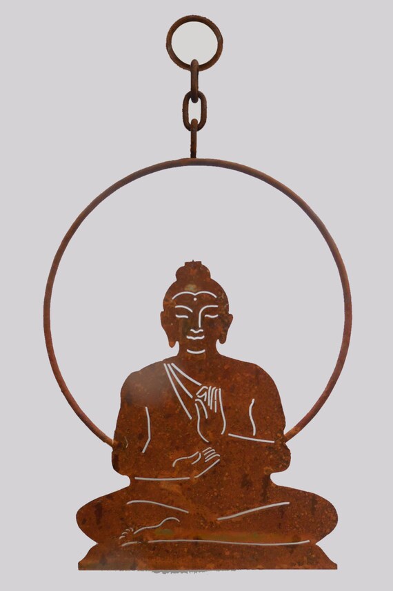 Metal Wall Art Buddha by redgrassdesigns on Etsy
