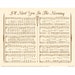 DAY BY DAY 8 x 10 Antique Hymn Art Print Natural by VintageVerses