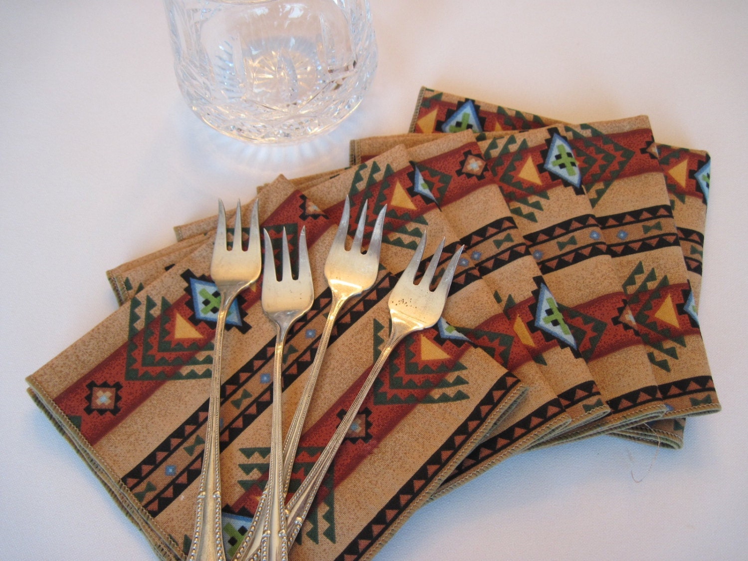 Southwest Cocktail Napkins Aztec Cocktail by tracystreasuresri