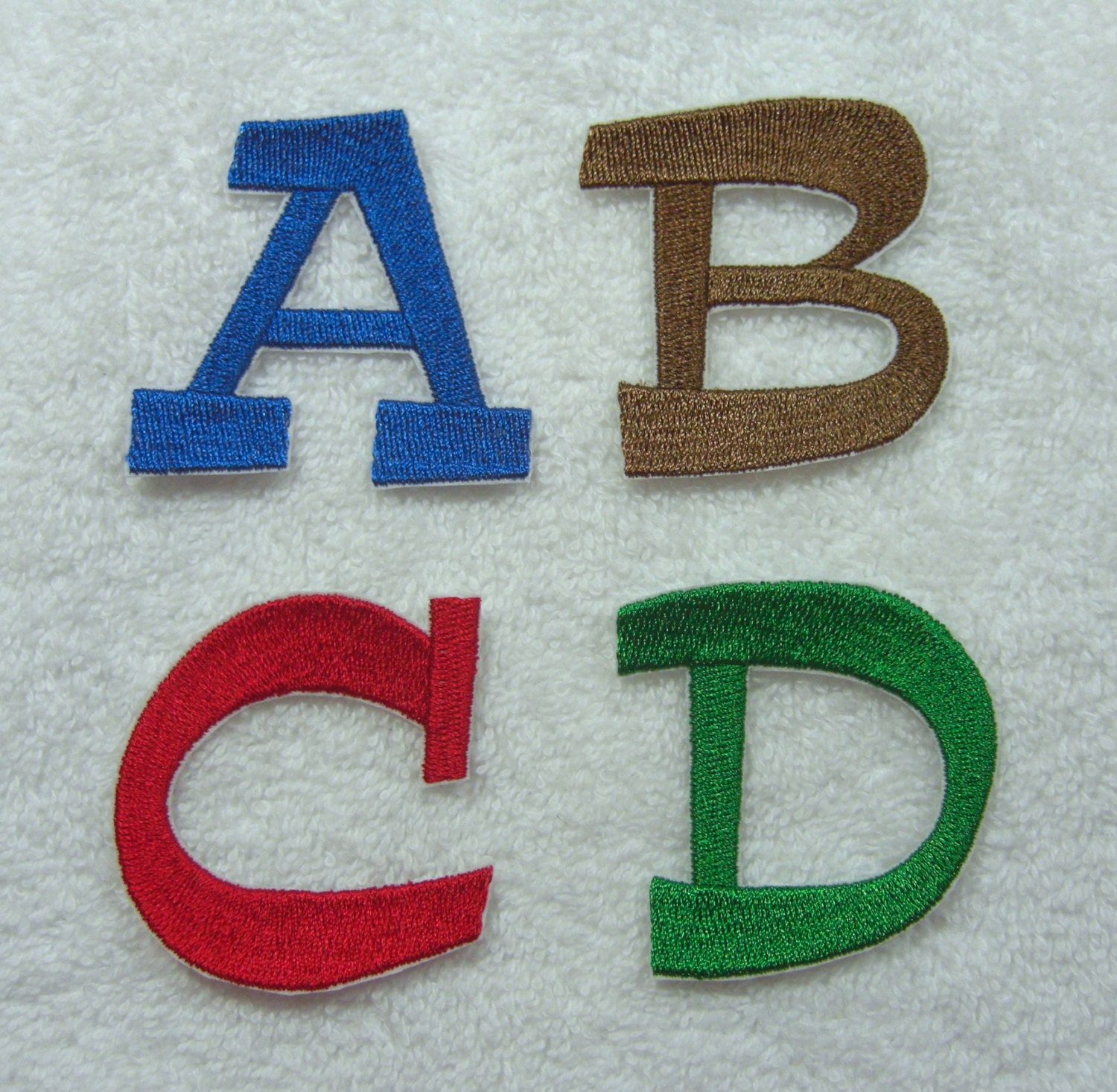 Iron On Alphabet Single Letters Western Font 2 Upper